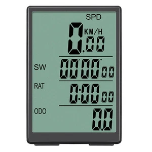 Bike  Waterproof Speedometer with Green C6V8 - Picture 1 of 12