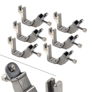 6 Piedini Elastici #S537 per Singer Consew Brother Industriale Ago Singolo Cucito M - Foto 1 di 7