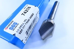 NUEVO 5/8" SGS KYOCERA CARBURO BUR 90 GRADOS AVELLANADOR BISELADO HERRAMIENTA REBABAS - Imagen 1 de 4