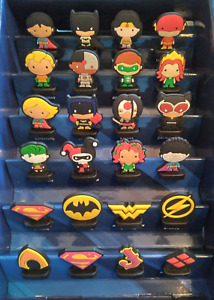 Circle K DC Herostix Complete set of 24 w/case: Batman Superman Wonder Woman... 