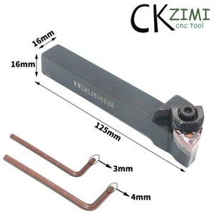 95° WWLNL 1616K08 16mm×125mm CNC External Turning Tool Holder + 1Pcs WNMG080404 - Picture 1 of 8