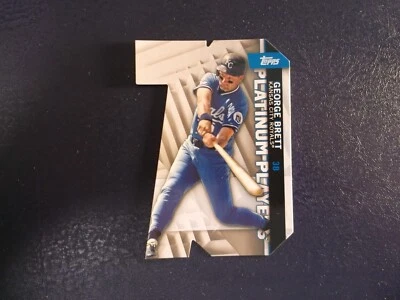 2021 Topps Baseball Platinum Players George Brett Card # PDC-8 - Image 1 of 2
