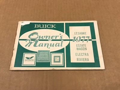 Vintage 1977 Buick Owner's Manual - LeSabre/Electra/Riviera/Estate Wagon - Image 1 of 4