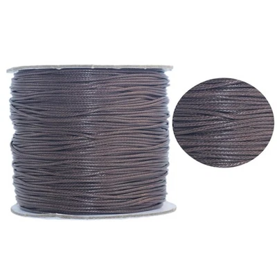 Hilo de cuentas encerado de 165 yardas, cordón coreano ultra fino de 0,5 mm para anudar perlas Foto 1 de 4