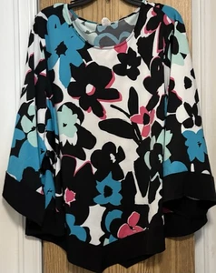 Top pulóver floral talla grande Anthony Richards talla 3X - Imagen 1 de 7