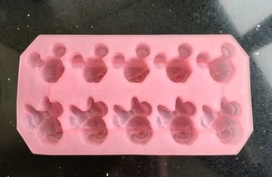 DISNEYLAND PARIS MICKEY AND MINNIE MOUSE ICE CUBE TRAY - Picture 1 of 3