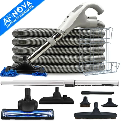Prestige SAUGSCHLAUCHSET Ein/Aus Griff + Stecker 360° drehend ZENTRALSTAUBSAUGER - Bild 1 von 4