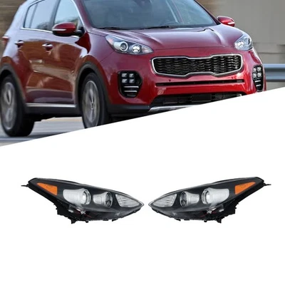 Conjunto de faros halógenos para Kia Sportage 2017-2021 2022 con LED DRL DIESTRO+DERECHO nuevos Foto 1 de 4