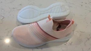Skechers Womens Ultra Flex 13112 Light Pink Running Shoes Sneakers Women's 9.5 - Picture 1 of 10