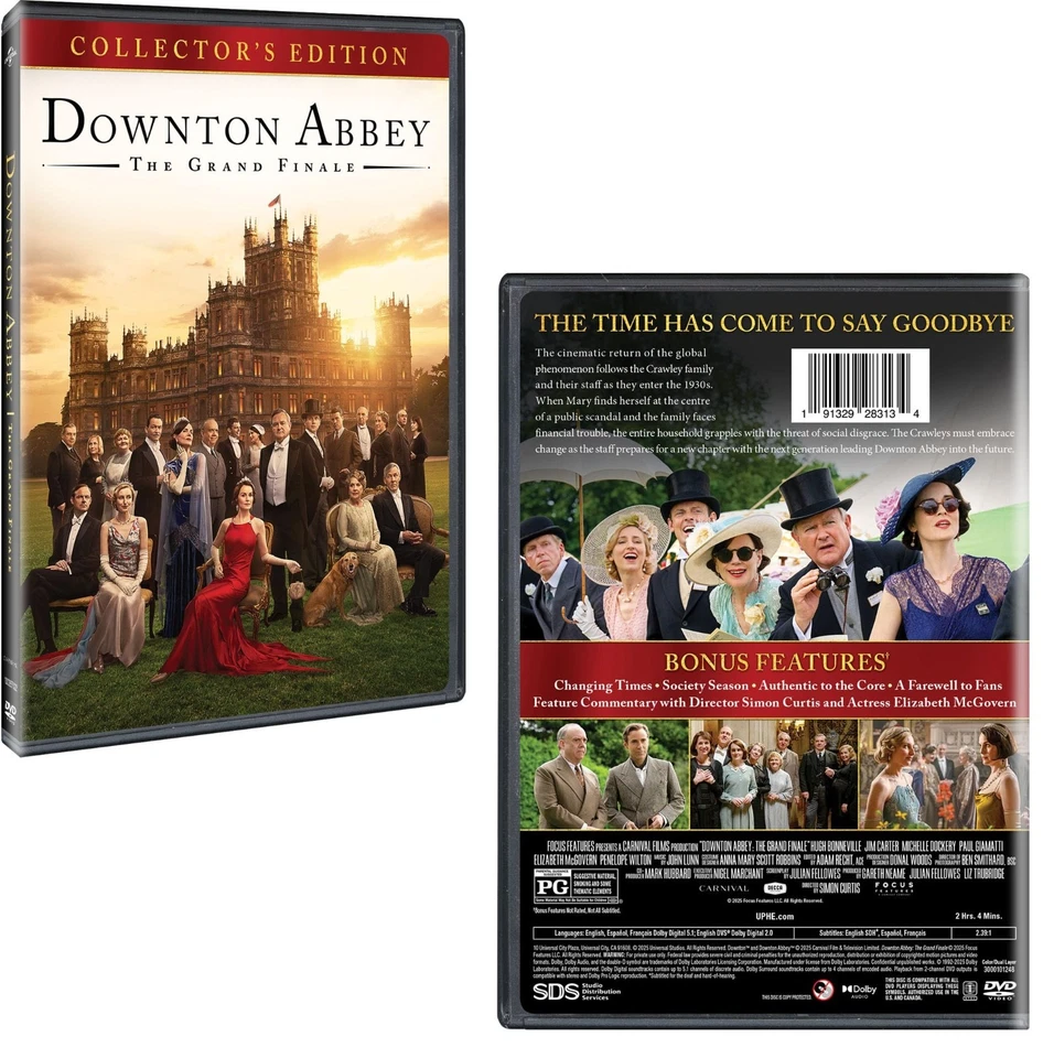 DOWNTON ABBEY (3): THE GRAND FINALE (2025): Hugh Bonneville - NEW US Rg1 DVD sp - image 1 of 1
