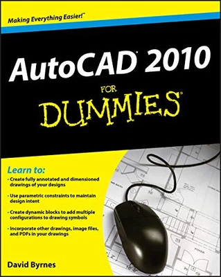 AutoCAD 2010 for Dummies by Byrnes, David Paperback Book The Cheap Fast Free - Image 1 of 2