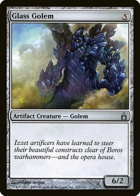 (2x) GLASS GOLEM - Ravnica: City of Guilds – MTG Magic the Gathering Card - Image 1 of 4