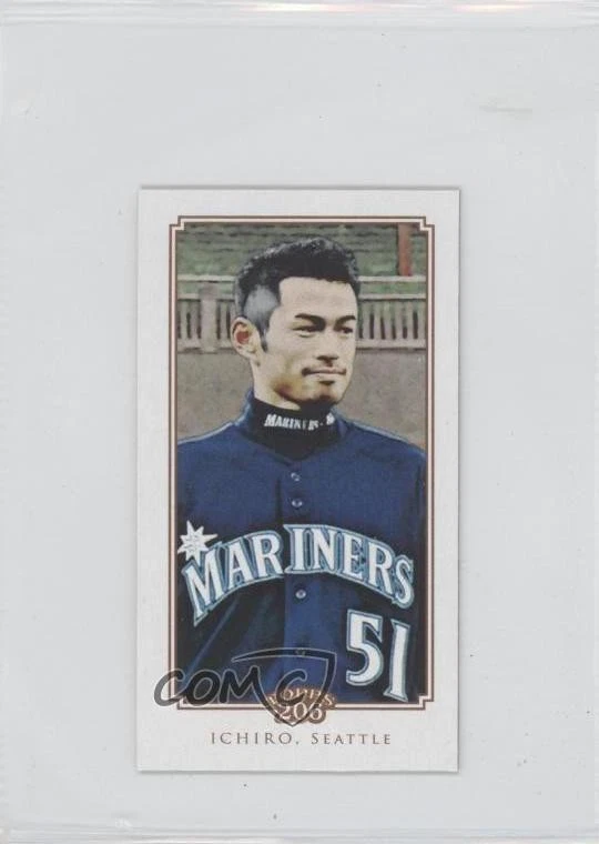 2010 Topps 206 Mini Cycle Back /99 Ichiro Suzuki Ichiro #52 HOF - Image 1 of 2