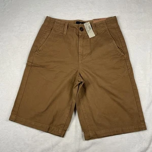 AMERICAN EAGLE OUTFITTERS Longboard Khaki Chino Shorts Men’s Size 28 Flat Front - Picture 1 of 11