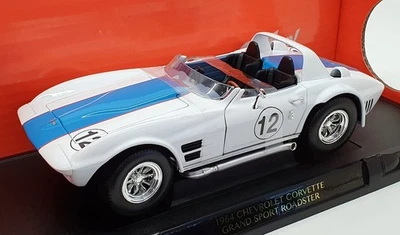 Lucky Diecast 1/18 Scale 92698 - 1964 Chevrolet Corvette Grand Sport - White - Image 1 of 4