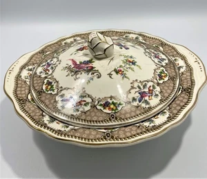 Vintage Marlborough Royal Petal Grindley Tureen with Bird Pattern - Picture 1 of 7