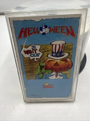 Helloween~I Want Out-Live CASSETTE~89 RCA~9709-4-R~PLAYS EXCELLENT - Image 1 of 4