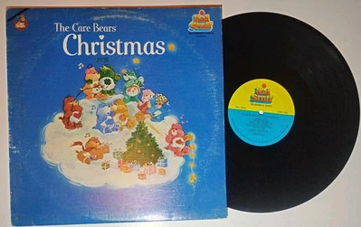 The Care Bears Christmas Vinyl LP 1983 80s Collectible Cartoon Holiday Childhood Foto 1 de 3