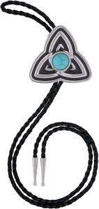 Corbata Vaquera Bolo para Hombre Western Vintage Vaquera Rodeo Águila Turquesa 01  - Imagen 1 de 8