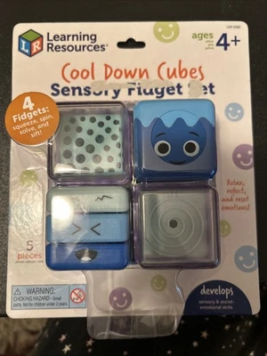 Juego de recursos de aprendizaje de cubos sensoriales inquietos de enfriamiento Foto 1 de 2