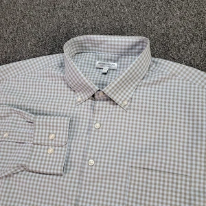 Camisa Deportiva Peter Millar Hombre XXL Azul Murray Performance Popelina Verano Comodidad - Imagen 1 de 9