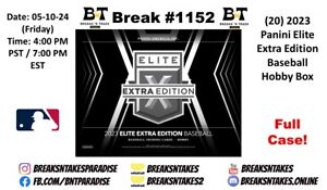 DETROIT TIGERS 2023 Elite Extra Edition Baseball CASE 20 BOX Break #1152