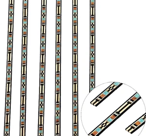 10x Gitarre Rückseite Streifen Bindung Purfling Inlay Gitarrenbauer Holz 25 Zoll (640 mm) C76 - Bild 1 von 4