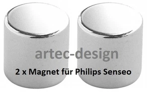 2 x Magnet für Senseo HD 7820 7821 7822 7823 7824 vernickelt & wasserresistent - Bild 1 von 1