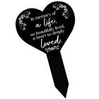  Cemetery Decorations Heart Ornament Cat Grave Marker Outdoor Heart-shaped