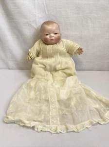 1923 Grace S Putman Baby Doll Bisque Head Hands Cloth Body Sleepy Eye - Picture 1 of 16