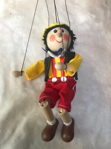 Marionnette Pinocchio RARE Masek en bois de fabrication tchèque - Photo 1/12