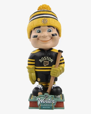 Boston Bruins 2023 Winter Classic Retro Cherub Bobblehead NHL Hockey Cover