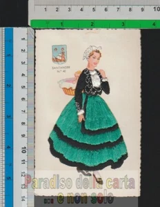 CARTOLINA N.V. CON SOGGETTO SPAGNOLO RICAMATO - TARJETA POSTAL - SANTANDER nr.40 - Picture 1 of 2