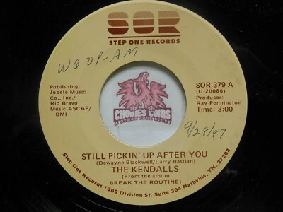 THE KENDALLS Still Pickin' Up After You / Country Music Station, 45 RPM NM (NB)  - Image 1 of 2