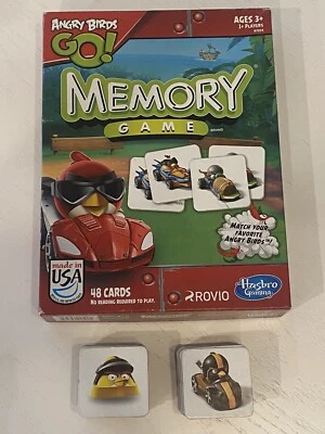 Angry Birds Go Memory Game Cards No Reading 48 Matching Tiles Toy 2013 Hasbro - Image 1 of 3