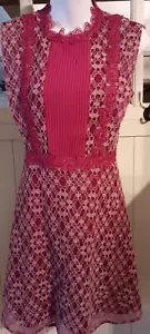 Incity Crimson (purplish,pink) Dress, size medium (40) - Picture 1 of 12