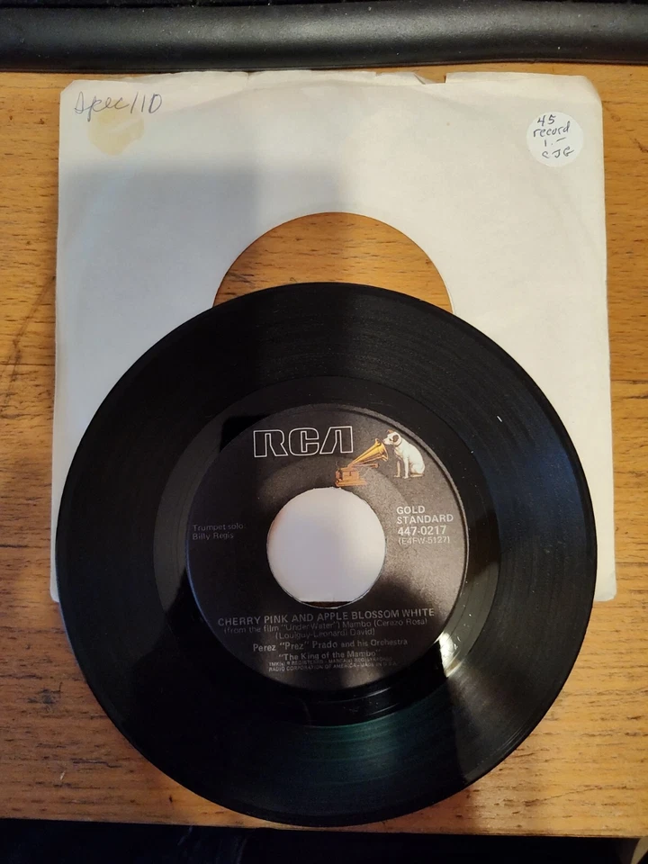 PEREZ "PREZ" PRADO Cherry Pink And Apple Blossom White RCA Records 447-0217 7" Foto 1 de 1