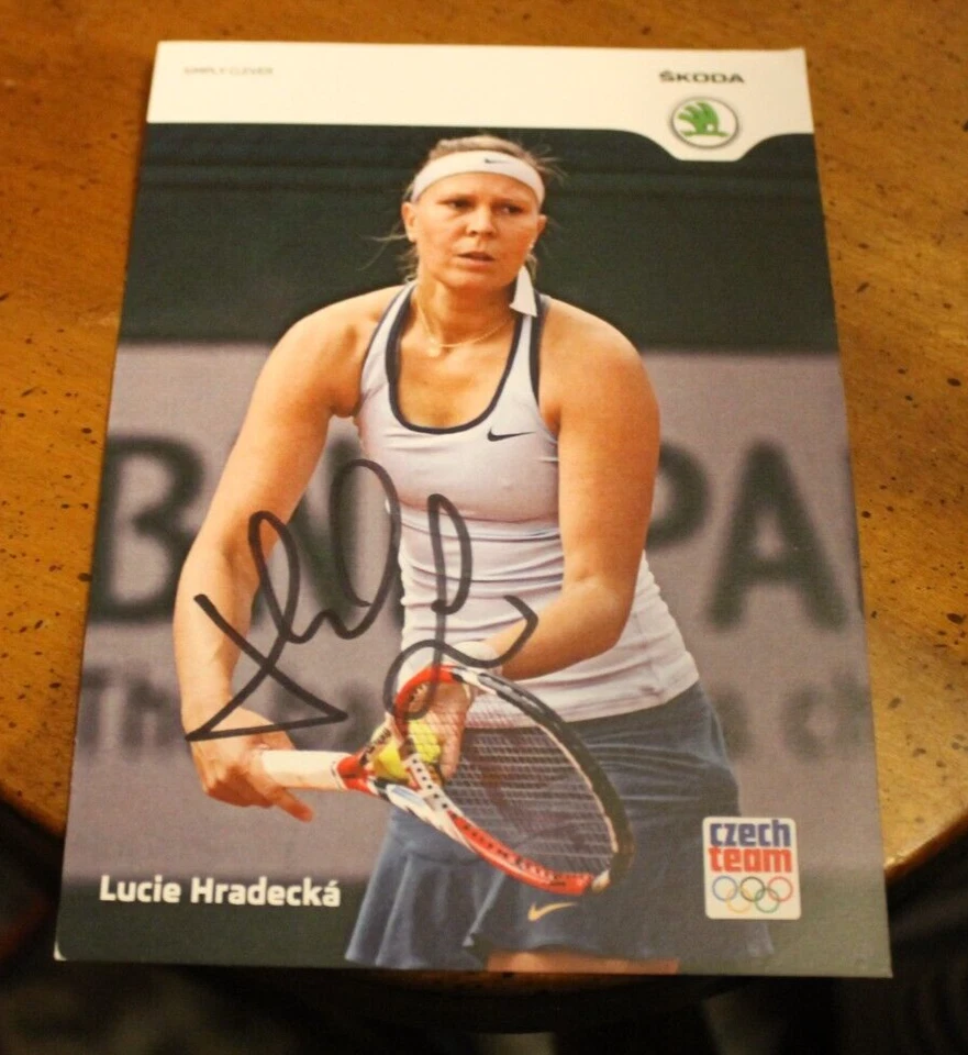 Lucie Hradecka AUTOGRAPH ~ 4x6 Index Card ~ Skoda - Image 1 of 1