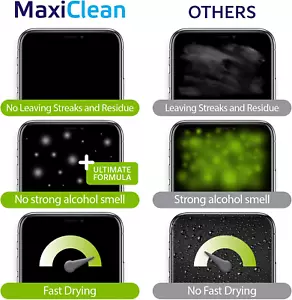 440 Premium Eye Glasses Cleaning Wipes Streak-Free Lens and Spectacle Cleaner, & - Picture 1 of 9