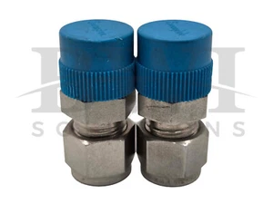 NEW Swagelok SS-600-1-6 SS Male Connector 3/8 Tube OD x 3/8 MNPT (Lot of 2) - Picture 1 of 6