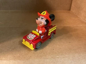 Vintage Diecast Walt Disney Mickey Mouse Fire Truck - Picture 1 of 5
