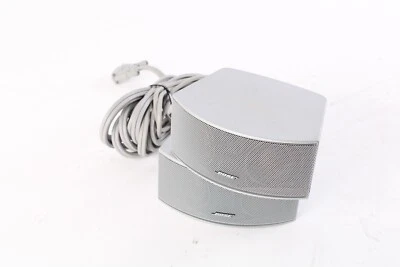 Bose Genstone Altoparlante Paio (Argento) W/ Cavo 3-2-1 Cinemate - Buono - Immagine 1 di 3