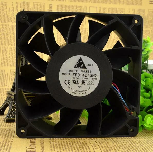 DELTA FFB1424SHG Strong wind Cooling fan DC24V 2.30A 140*140*50mm 4pin PWM - Image 1 of 1