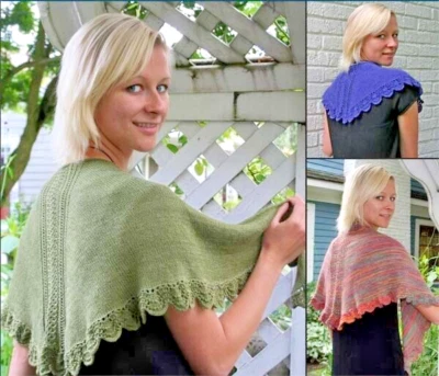 Lace Panel Shawl & Scarf - Image 1 of 2