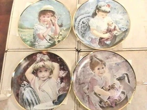 Lot Of (4) Vintage Reco (Thornton Utz) 9-1/4" Collectible Plates (HHH) - Picture 1 of 9