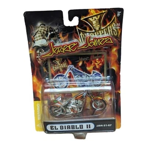 Jesse James West Coast Choppers EL DIABLO 1:31 Diecast Orange Motorcycle 2001 - Picture 1 of 3