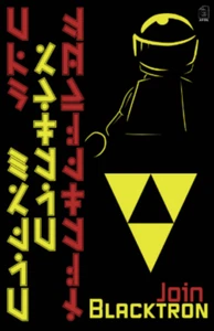 Original LEGO Art Blacktron Propaganda 11"x17" Poster - Picture 1 of 1