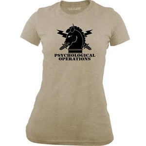 Women's Army Psychological Operations Branch Insignia T-Shirt - Picture 1 of 6