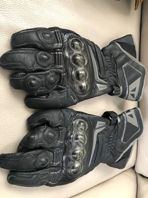 Dainese Quality Leather Gloves Motorcycle Riding Carbon inserts Size 10 XXL - Image 1 of 4