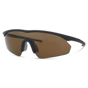 Madison D Arcs Triple Sunglasses Set Black Frame/Dark Amber/Clear lenses - Picture 1 of 7